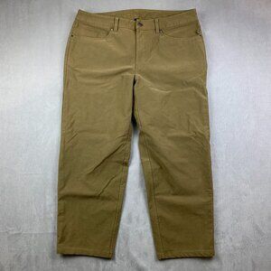 Lululemon Mens Pants 36 Beige Jeans ABC Relaxed-Fit Crop Pant Utilitech 36x26